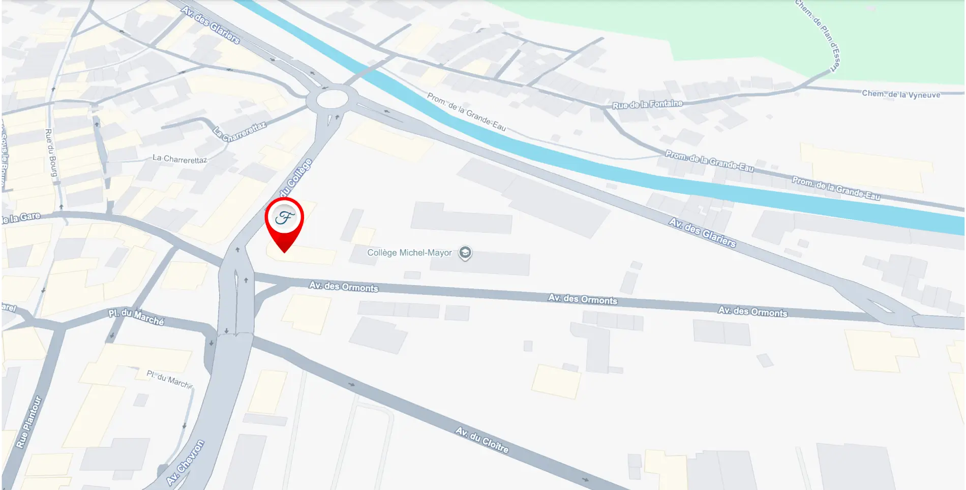 Map Aigle